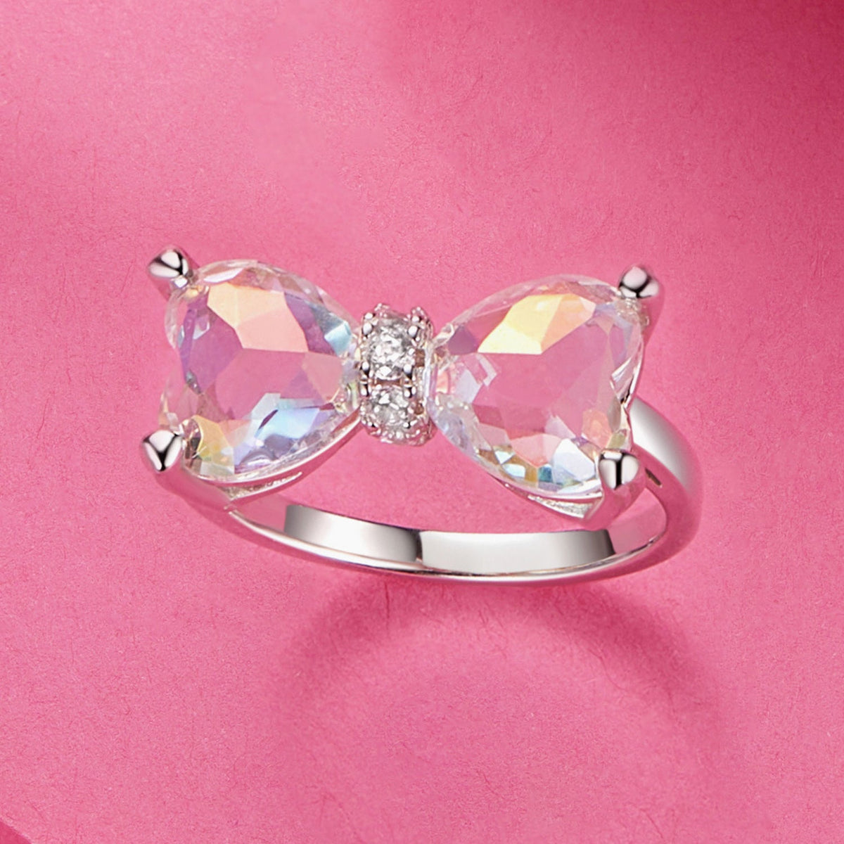 Anillo de plata de ley 925 con pavé de circonitas para mujer, talla 6.0