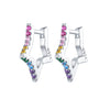 925 Sterling Silver Earrings with Pavé Setting CZ for Women