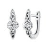 925 Sterling Silver Oxidized Silver Hoop Earrings 1.4*0.5cm for Women