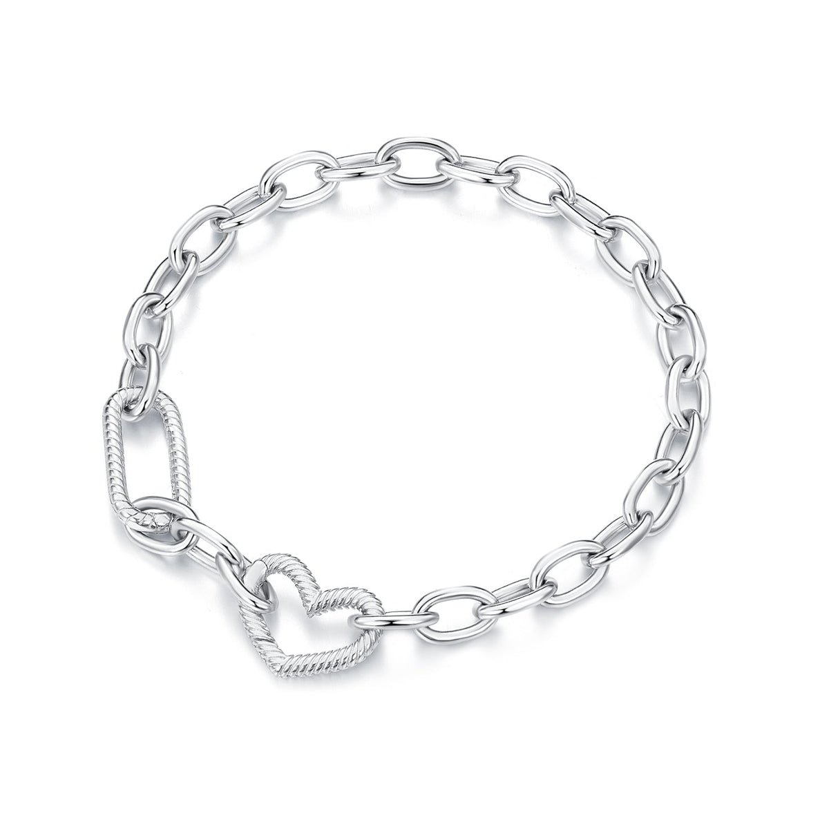 925 Sterling Silver Plated 190mm Bracelet for Women - image 2 of 7