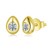 925 Sterling Silver Moissanite 0.1ct Earrings for Women