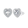 925 Sterling Silver Pavé Setting CZ Earrings