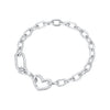 925 Sterling Silver Plated 190mm Bracelet for Women