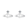 925 Sterling Silver Earrings with White Gold Plating and Shell Pearl