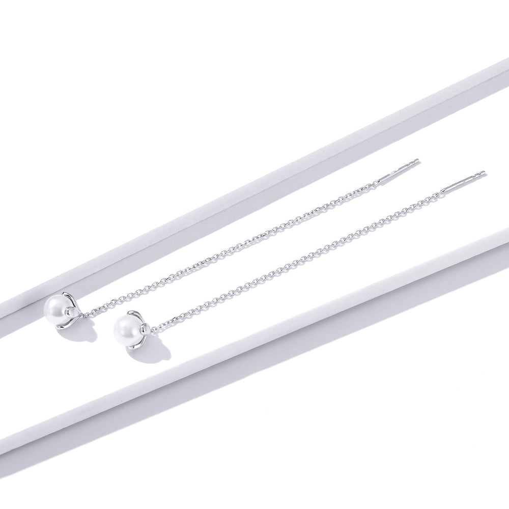 925 Sterling Silver Earrings with Quality Shell Pearl