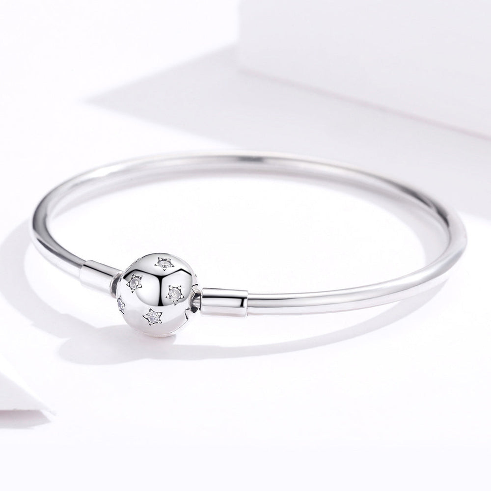925 Sterling Silver Adjustable Bracelet Style Nan Size 17cm for Men