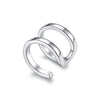 925 Sterling Silver Earrings 1.2*0.8cm with Platinum Plating for Women