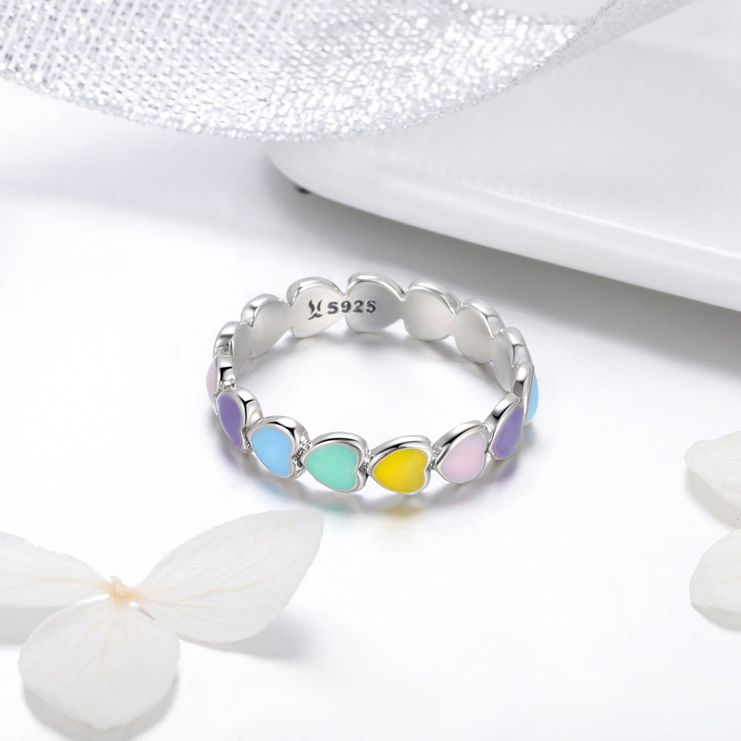 Anillo de plata de ley 925, talla 5.0