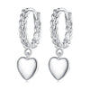 S925 Sterling Silver Earrings for Women with Platinum Plating