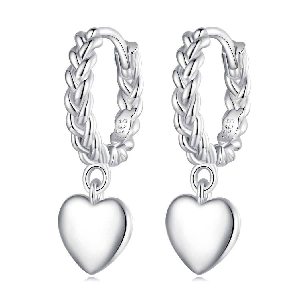 S925 Sterling Silver Earrings for Women with Platinum Plating