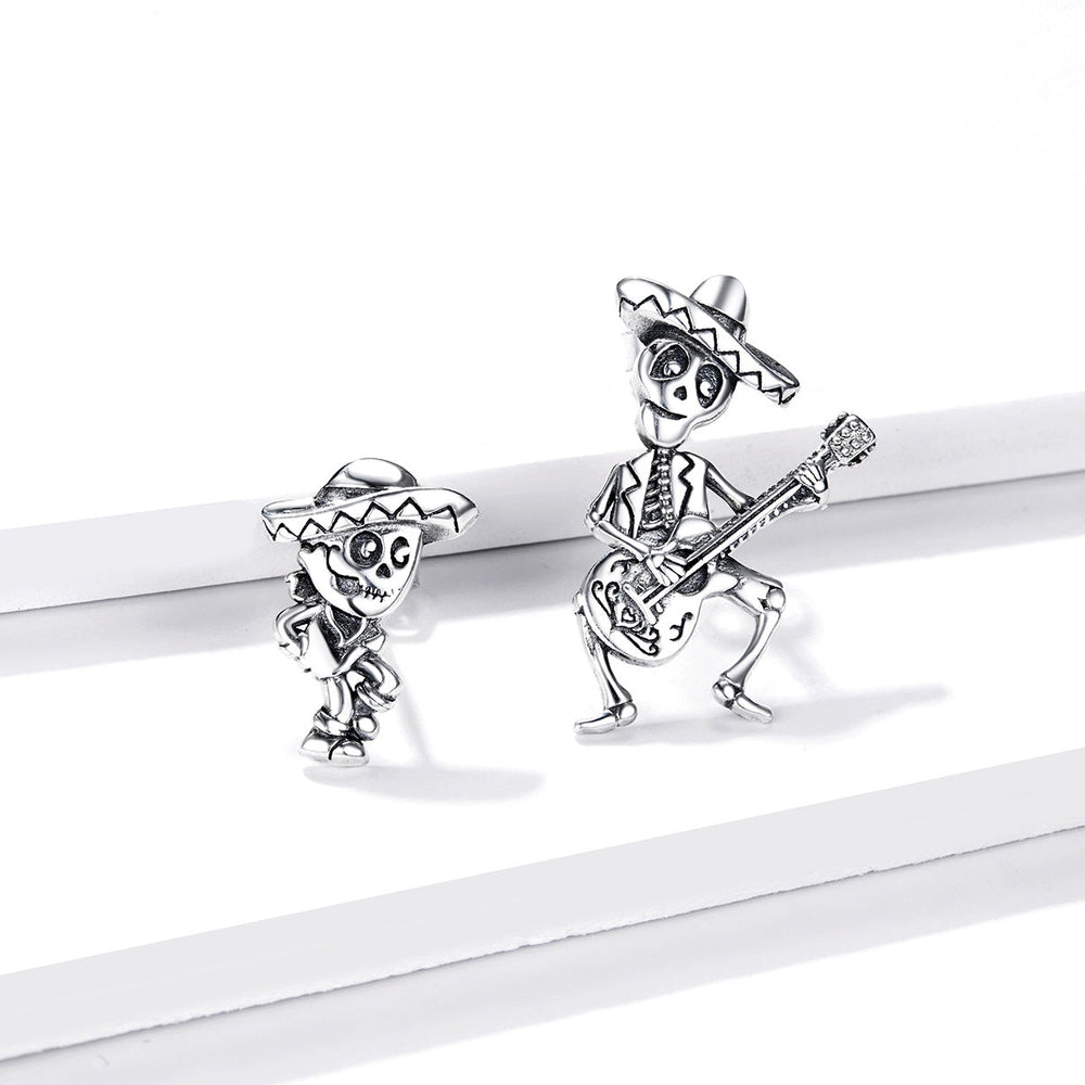 S925 Oxidized Silver Earrings Size 1.5*1cm, 2.4*1.3cm for Women