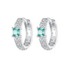 925 Sterling Silver Pavé Setting CZ Earrings for Women