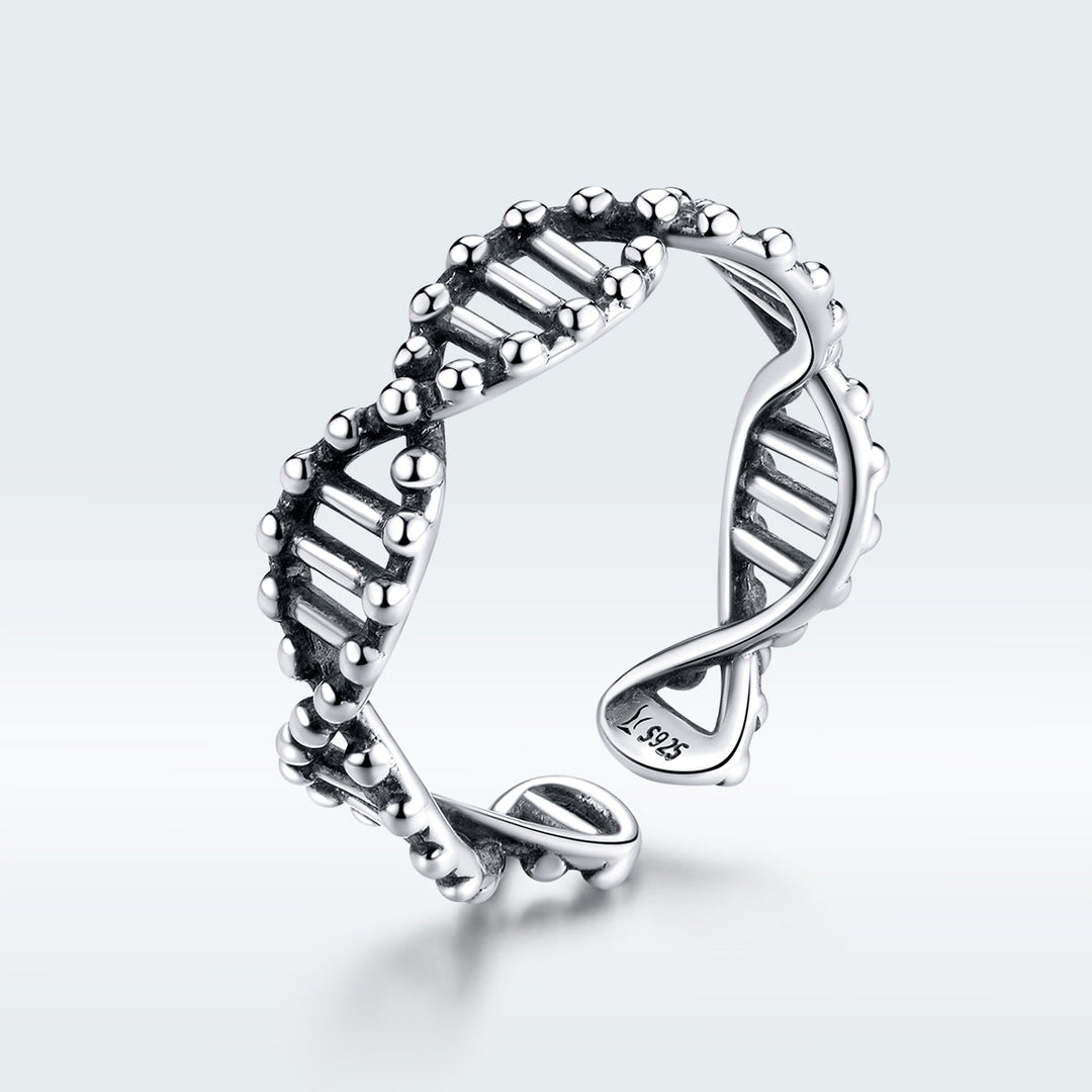 925 Sterling Silver Oxidized Ring for Women