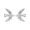 925 Sterling Silver Oxidized CZ Earrings for Women