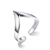 925 Sterling Silver Ring with Platinum Plating - 0.3cm Width - Unisex