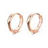 S925 Sterling Silver Plated Rose Gold Earrings