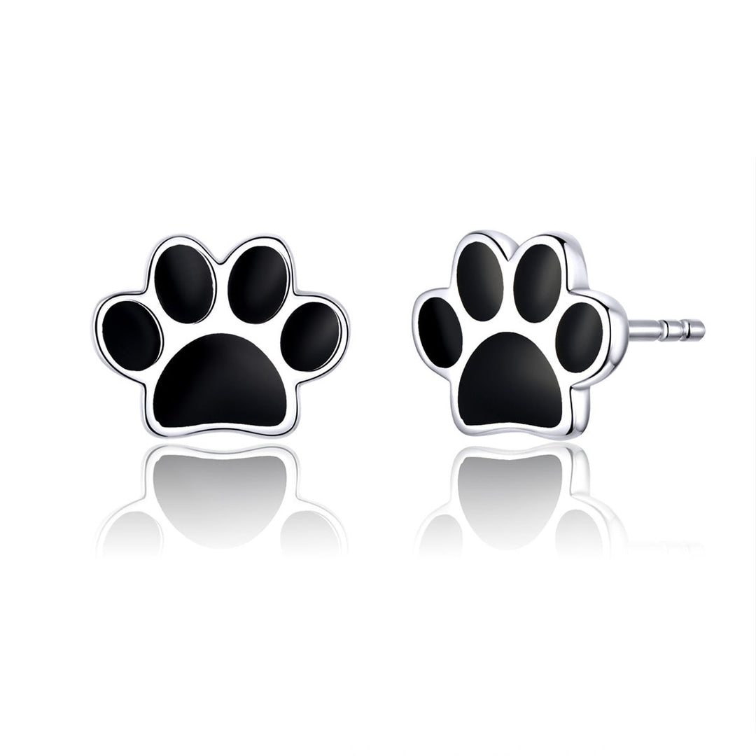 925 Sterling Silver Earrings with Enamel Finish