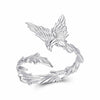 925 Sterling Silver White Gold Plated Rings