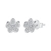 S925 Sterling Silver Pavé Setting CZ Earrings