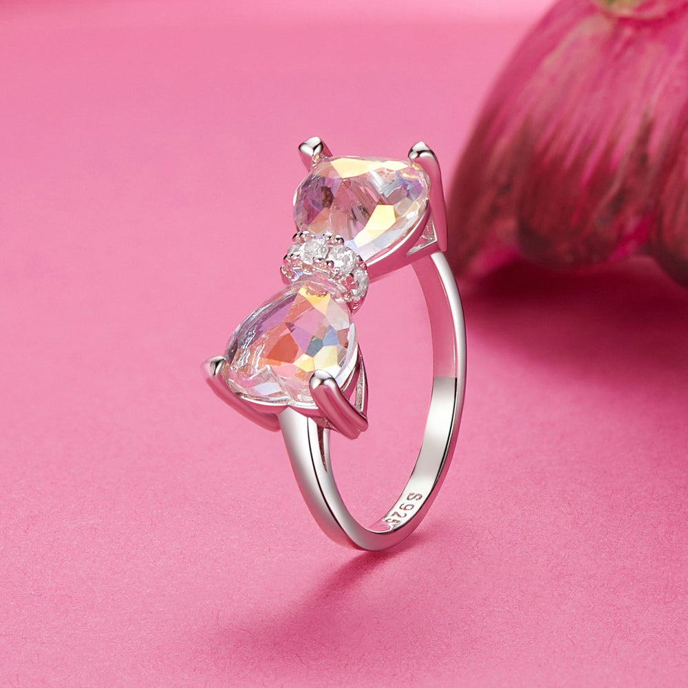 925 Sterling Silver 6.0 Size Pavé Setting CZ Ring for Women