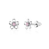 925 Sterling Silver Earrings with CZ in Pavé Setting