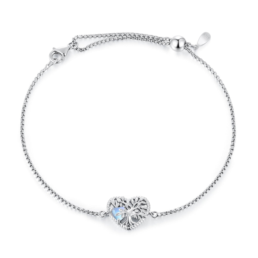 925 Sterling Silver Moonstone Bracelet for Women