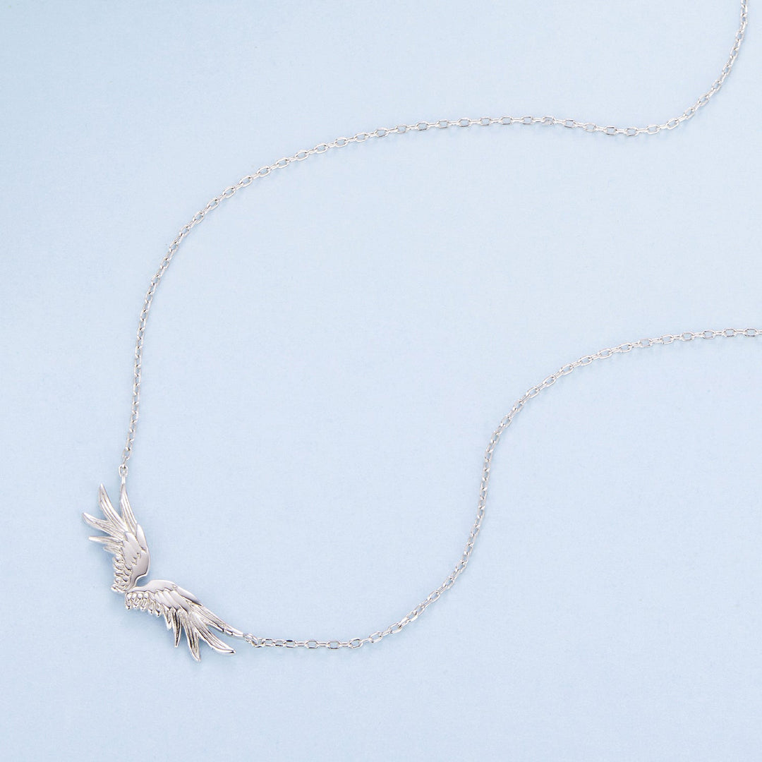 925 Sterling Silver Plated 40+5cm White Gold Necklace for Women