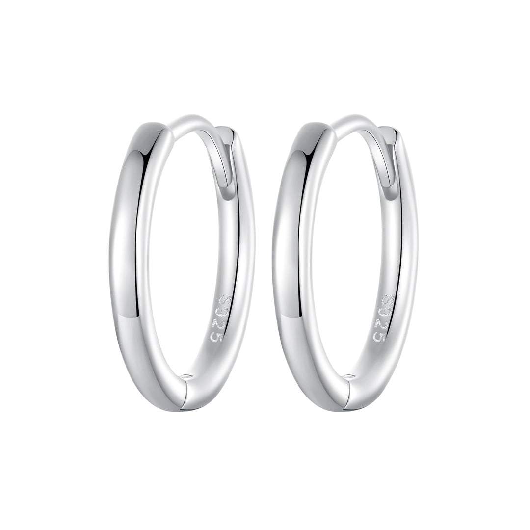 925 Sterling Silver & White Gold Plated Earrings for Women