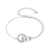 925 Sterling Silver CZ Pavé Setting Bracelet