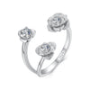 925 Sterling Silver 0.8cm Pavé Setting CZ Ring