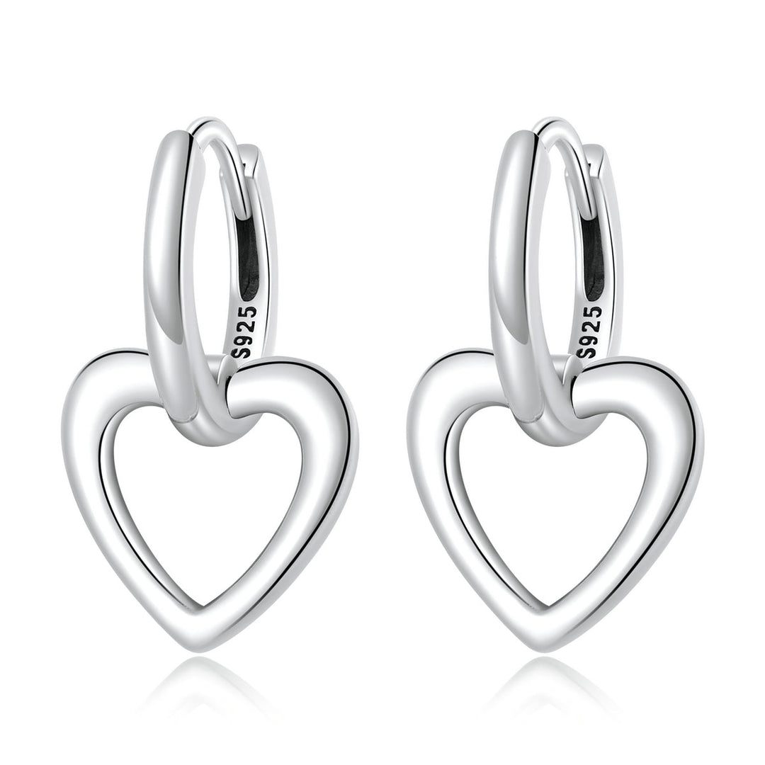 925 Sterling Silver Earrings for Women - Oxidized - 1.9x1.2cm