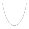 925 Sterling Silver White Gold Plated 40+5cm Necklace for Women