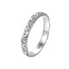 925 Sterling Silver Oxidized 2.8mm Band Ring Size 6.0 for Women