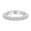 925 Sterling Silver Moissanite 0.1ct Ring Size 6 for Women