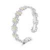925 Sterling Silver Ring for Women - Style E, 0.4cm Width