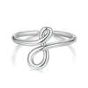 925 Sterling Silver Oxidized Silver 0.16 cm Ring