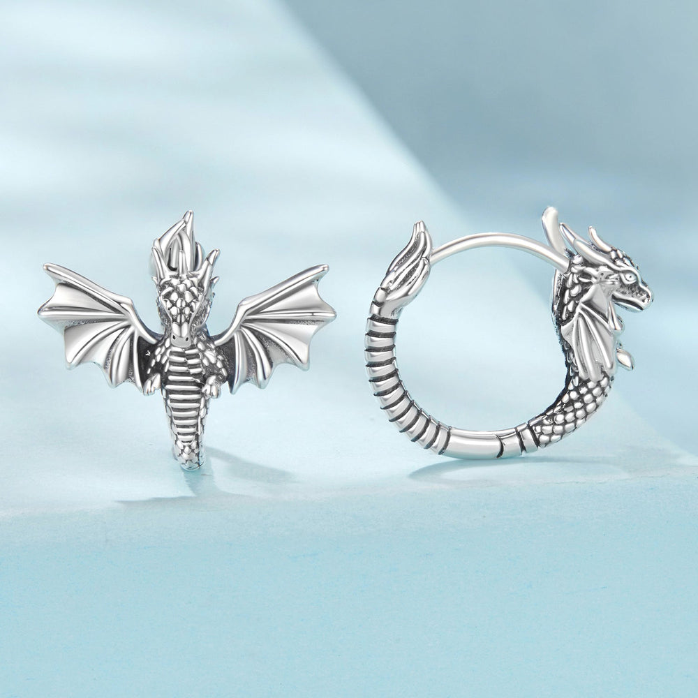 925 Sterling Silver Oxidized Silver Earrings for Women