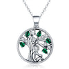 925 Sterling Silver Pendant Necklace 2.4x1.8cm for Women