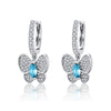 925 Sterling Silver Earrings with Pavé Setting CZ for Women