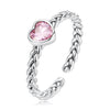 925 Sterling Silver Love CZ Ring for Women