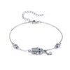 925 Sterling Silver Bracelet 21cm Long with 1.0*1.7cm Charms for Women