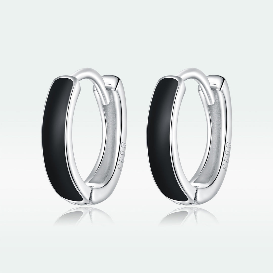 925 Sterling Silver Enamel Plated Earrings