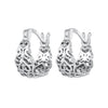 925 Sterling Silver Earrings with Pavé Setting CZ