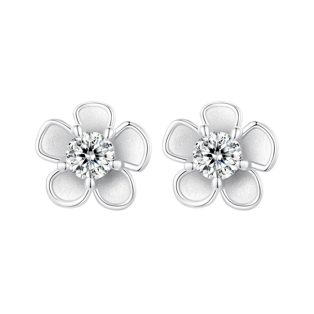 S925 Sterling Silver 3.00 Carat Moissanite Earrings for Women