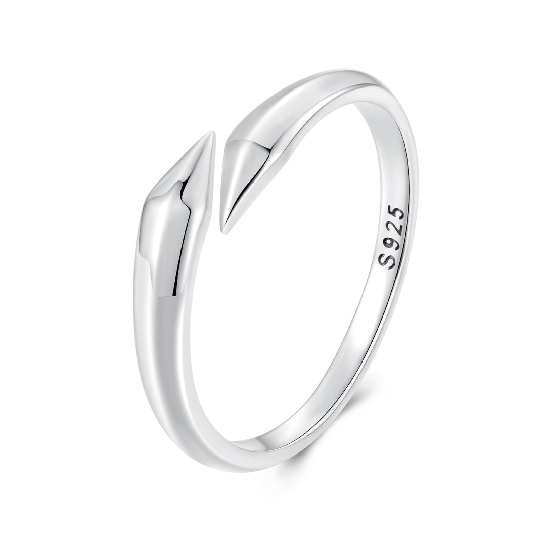 925 Sterling Silver Oxidized 0.18cm Ring