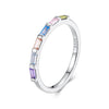 925 Sterling Silver CZ Pavé Setting Ring Size 6 for Women