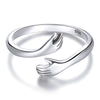 S925 Sterling Silver Oxidized Ring for Women