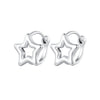S925 Oxidized Silver 1cm Earrings for Women