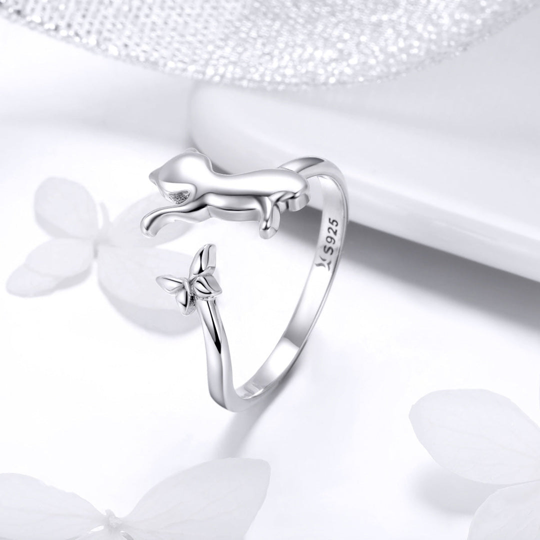 925 Sterling Silver Ring with 0.2cm Width and 1.2cm Claw Height