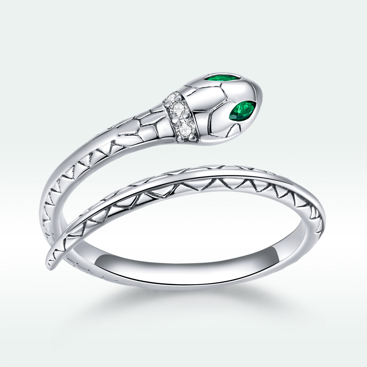 Anillo Delgado de Plata de Ley 925 Oxidada con Circonitas Pavé para Mujer